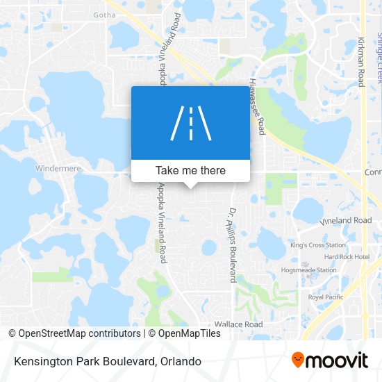 Mapa de Kensington Park Boulevard
