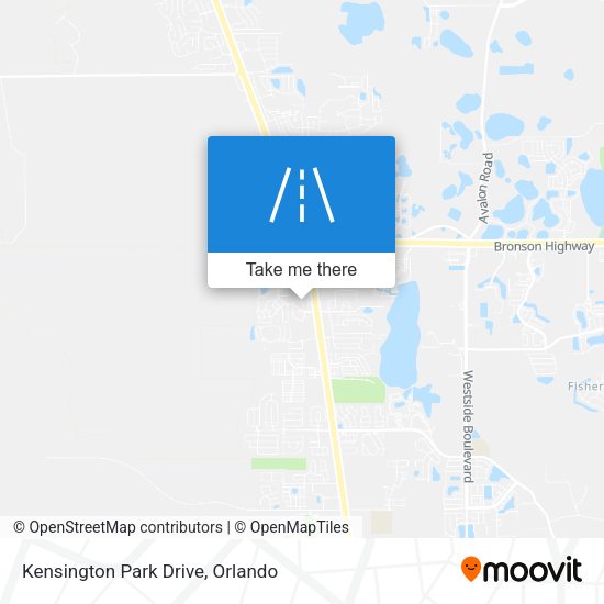 Kensington Park Drive map
