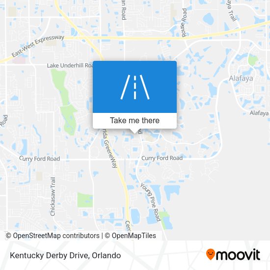 Kentucky Derby Drive map