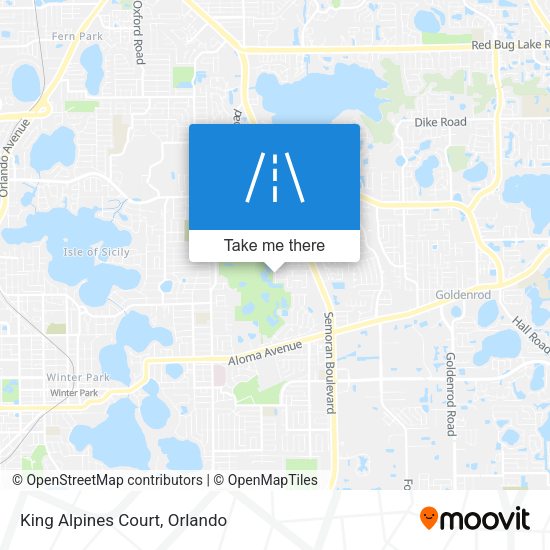 Mapa de King Alpines Court