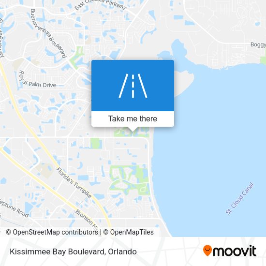 Kissimmee Bay Boulevard map