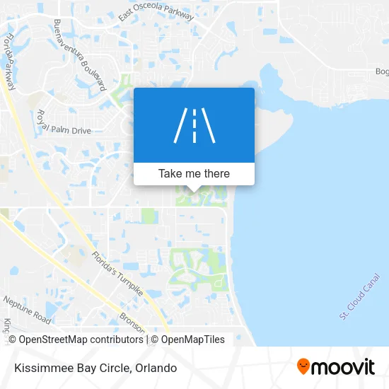 Mapa de Kissimmee Bay Circle