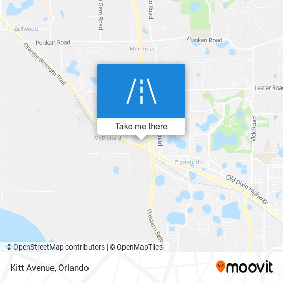 Kitt Avenue map