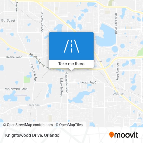 Mapa de Knightswood Drive