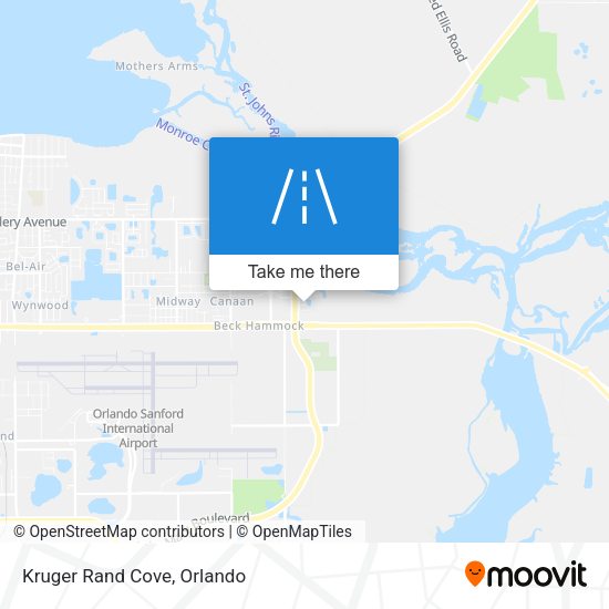 Mapa de Kruger Rand Cove