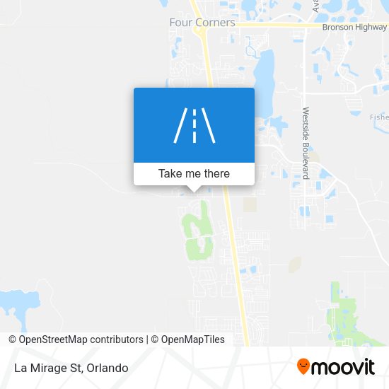 Mapa de La Mirage St