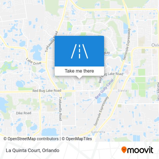 Mapa de La Quinta Court