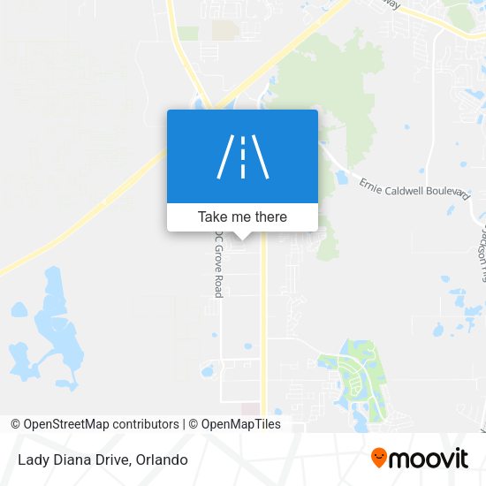Mapa de Lady Diana Drive