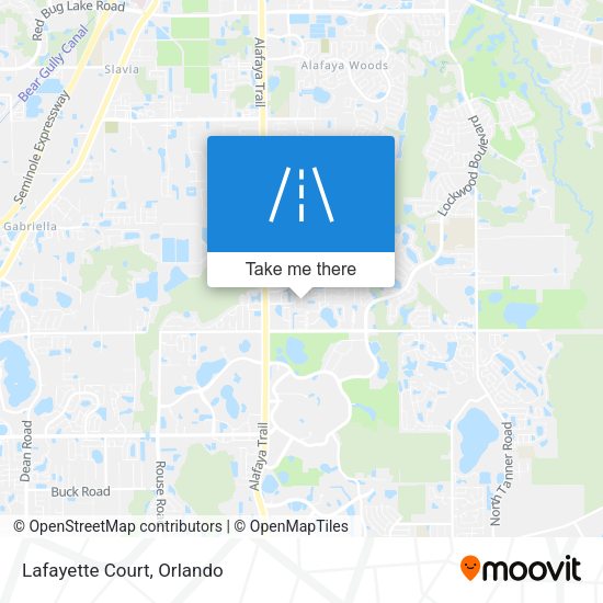Mapa de Lafayette Court