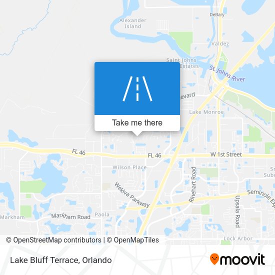 Mapa de Lake Bluff Terrace