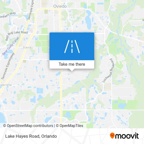 Lake Hayes Road map