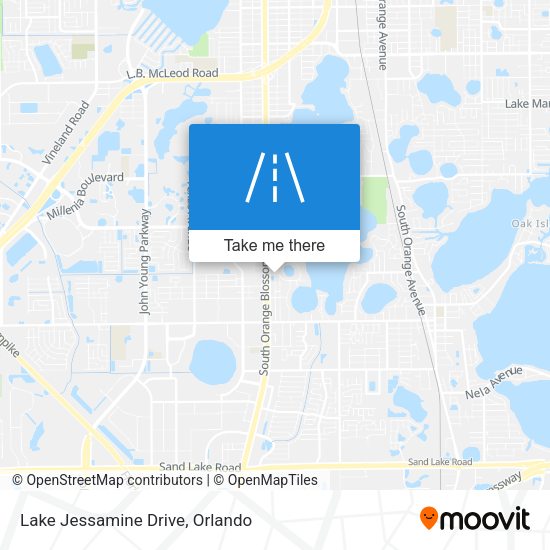 Mapa de Lake Jessamine Drive