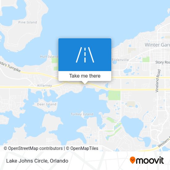 Mapa de Lake Johns Circle