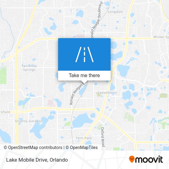 Lake Mobile Drive map