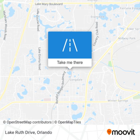 Mapa de Lake Ruth Drive