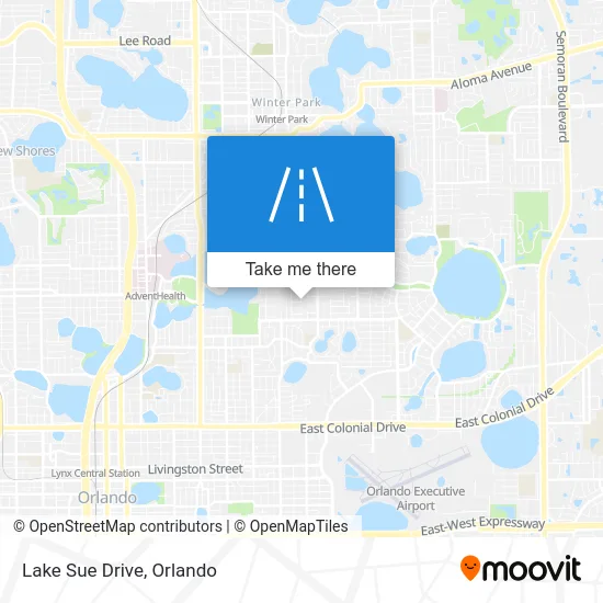 Lake Sue Drive map