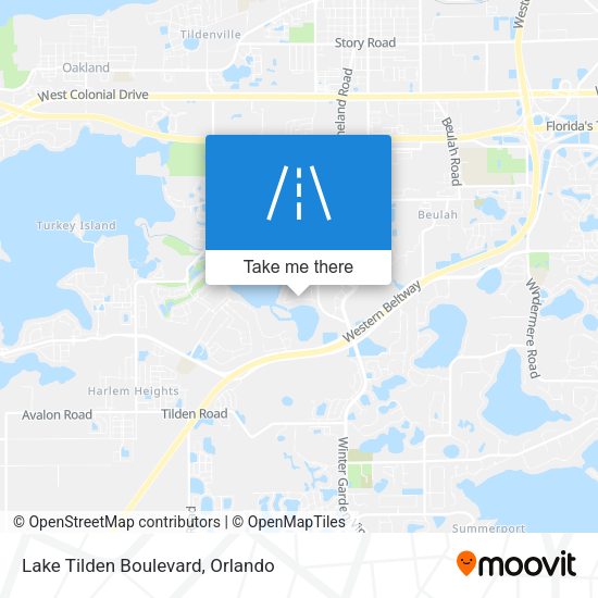 Mapa de Lake Tilden Boulevard