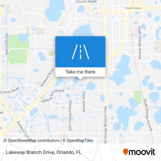 Lakeway Branch Drive map