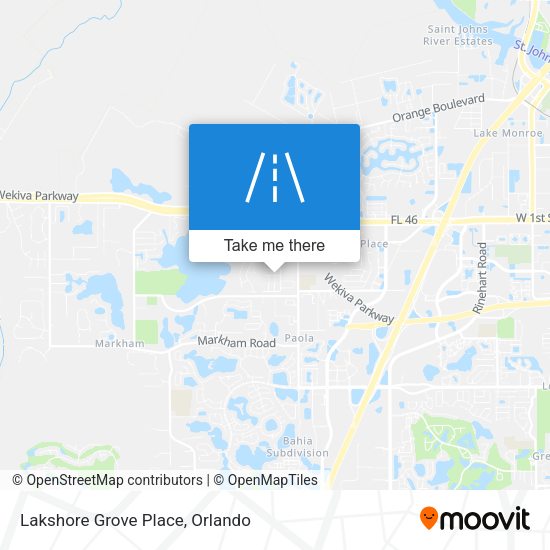 Mapa de Lakshore Grove Place