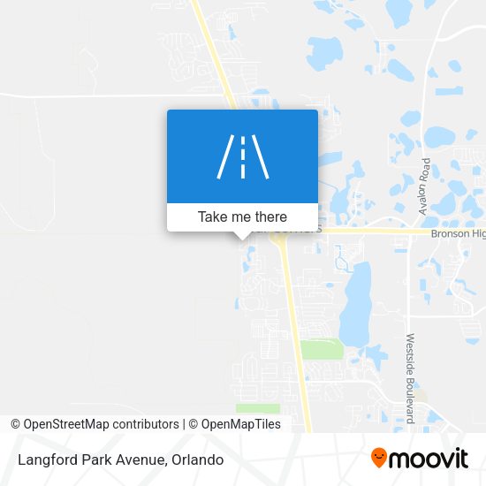 Langford Park Avenue map