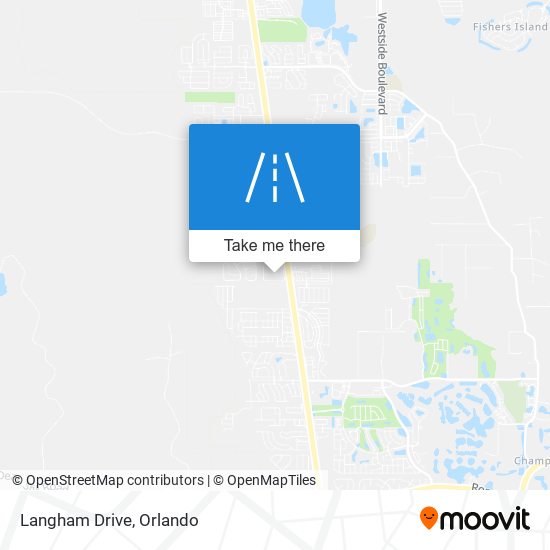 Langham Drive map