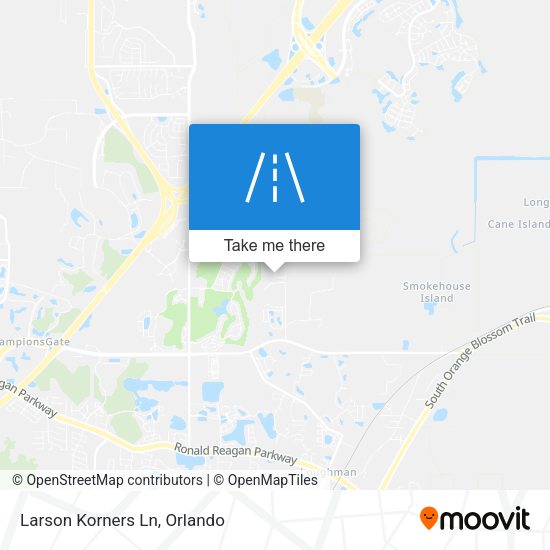 Mapa de Larson Korners Ln