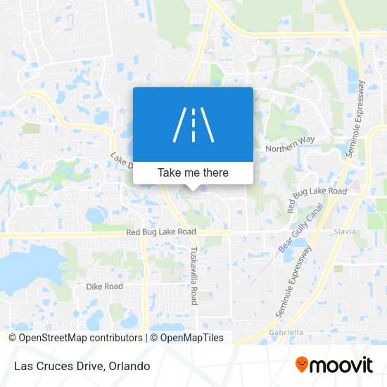 Mapa de Las Cruces Drive