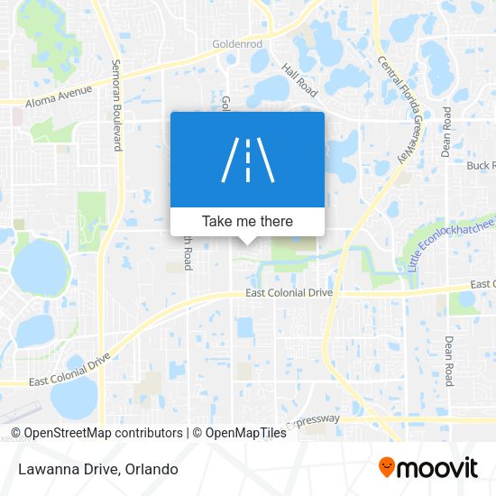 Mapa de Lawanna Drive