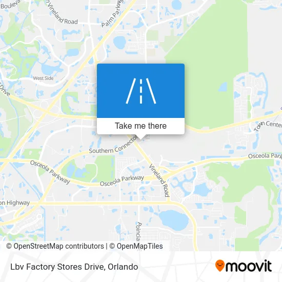 Lbv Factory Stores Drive map