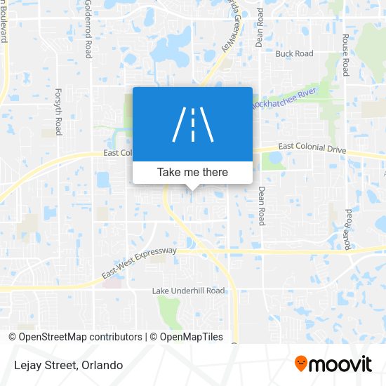 Mapa de Lejay Street