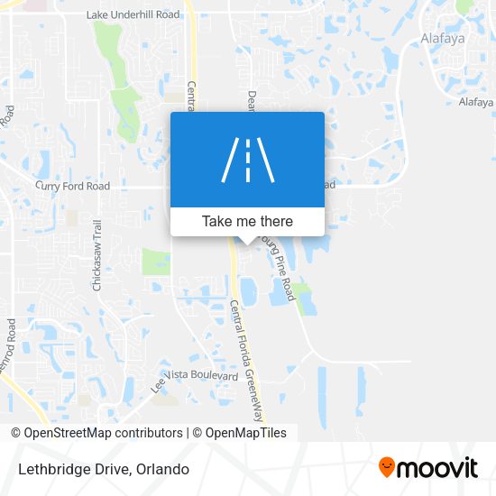 Mapa de Lethbridge Drive