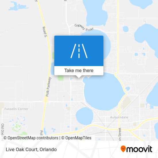 Mapa de Live Oak Court