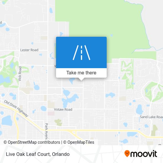Mapa de Live Oak Leaf Court