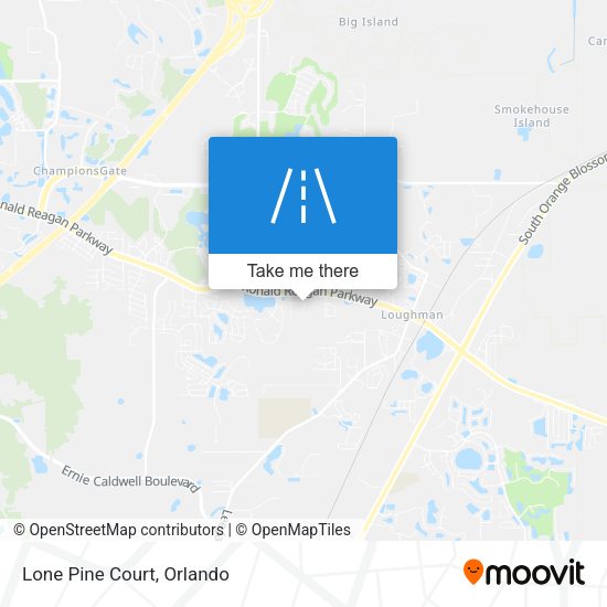 Lone Pine Court map