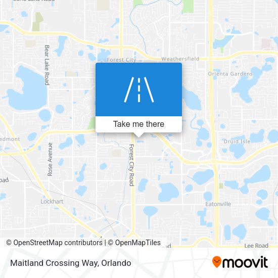 Maitland Crossing Way map