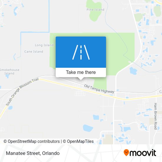 Manatee Street map