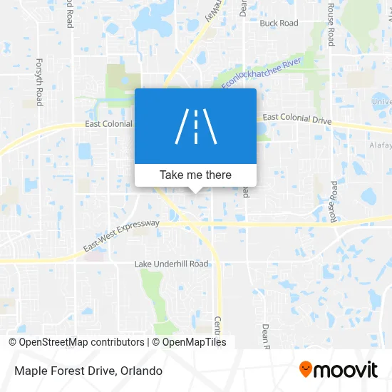 Maple Forest Drive map