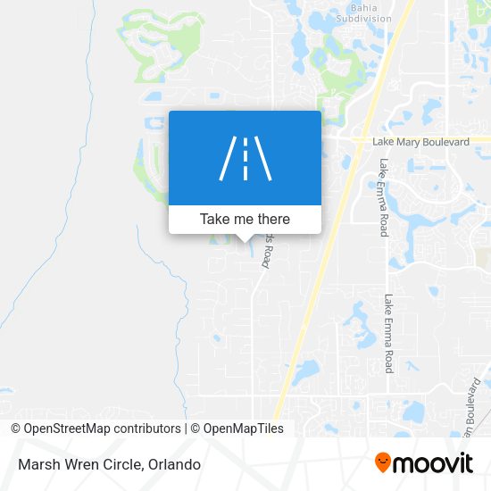 Mapa de Marsh Wren Circle