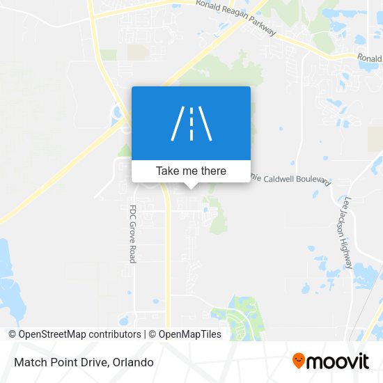 Mapa de Match Point Drive