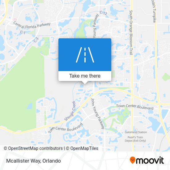 Mapa de Mcallister Way