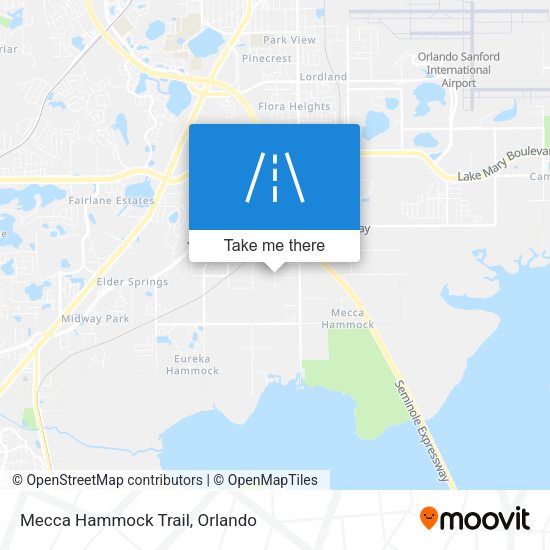 Mapa de Mecca Hammock Trail