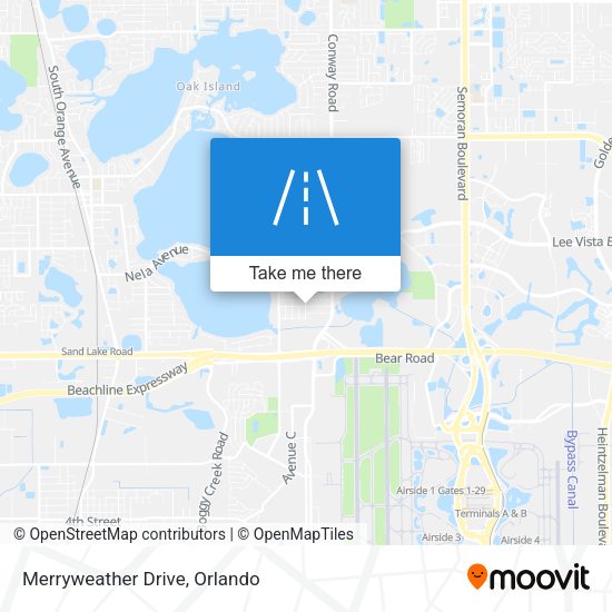Mapa de Merryweather Drive