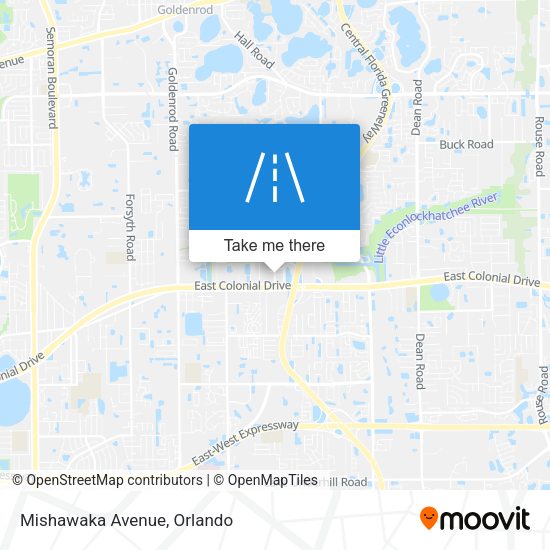 Mapa de Mishawaka Avenue