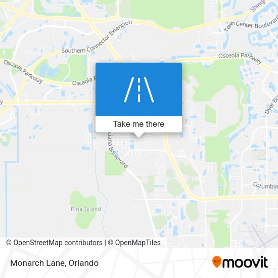 Mapa de Monarch Lane