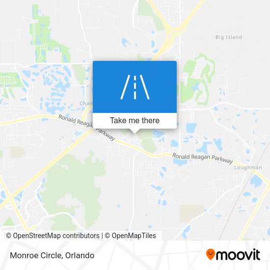Mapa de Monroe Circle