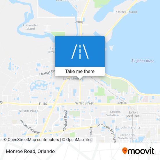 Mapa de Monroe Road