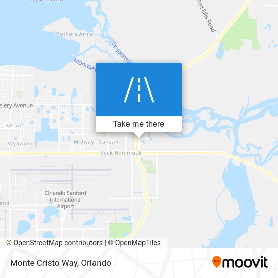 Mapa de Monte Cristo Way