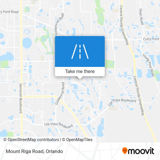 Mapa de Mount Riga Road