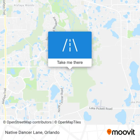 Native Dancer Lane map