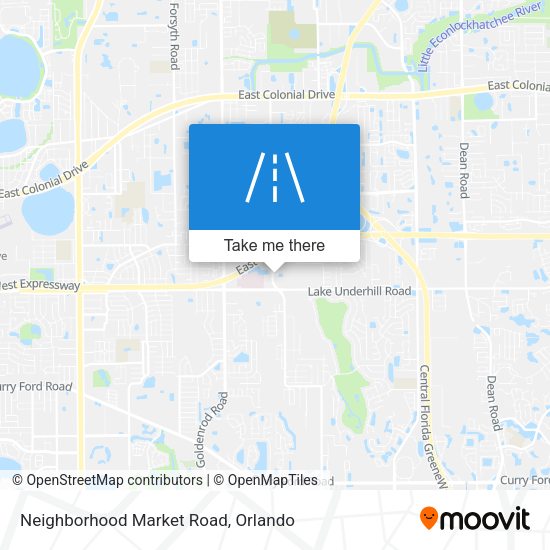 Mapa de Neighborhood Market Road